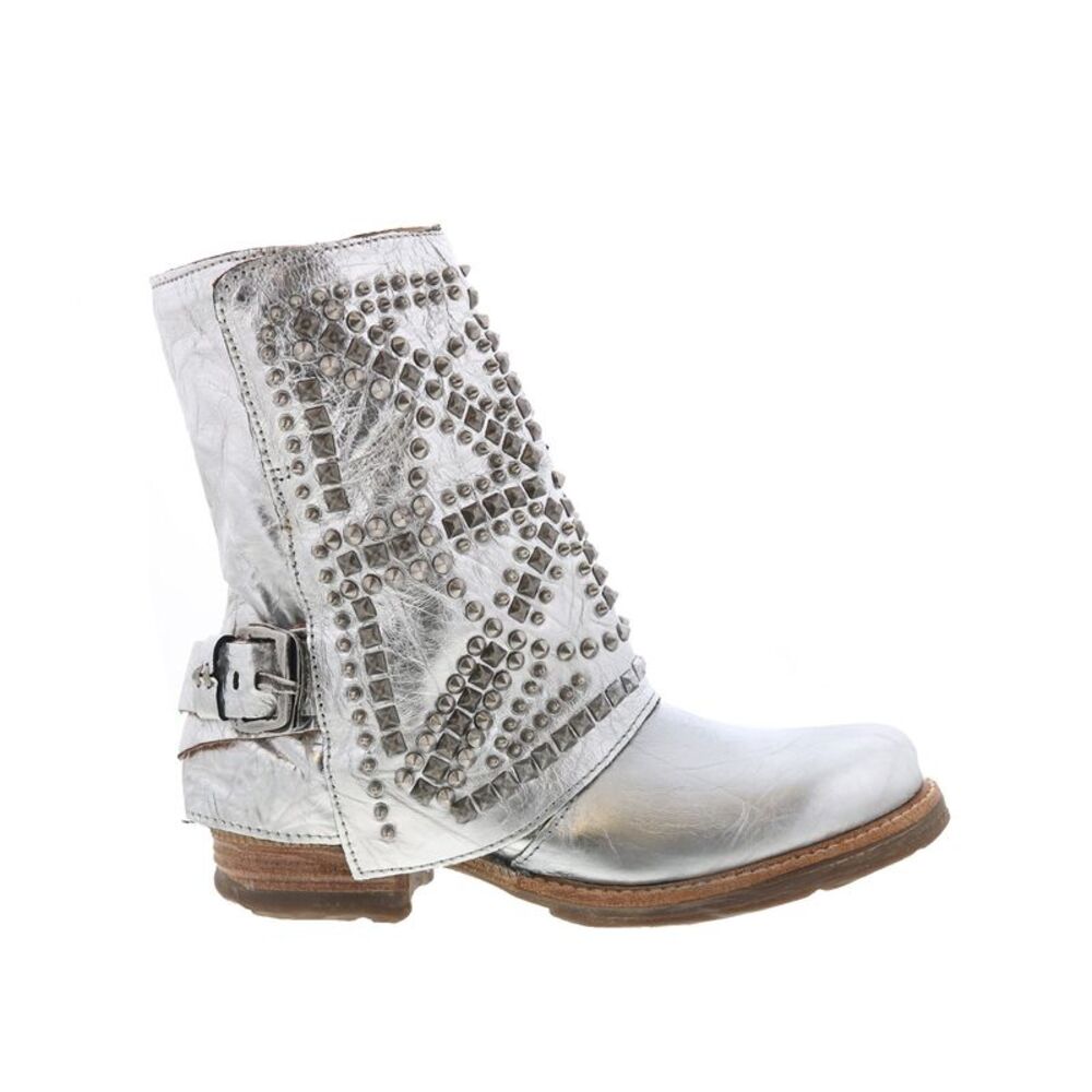 A.S. 98 Womens Sabey Silver Boots (NWT)